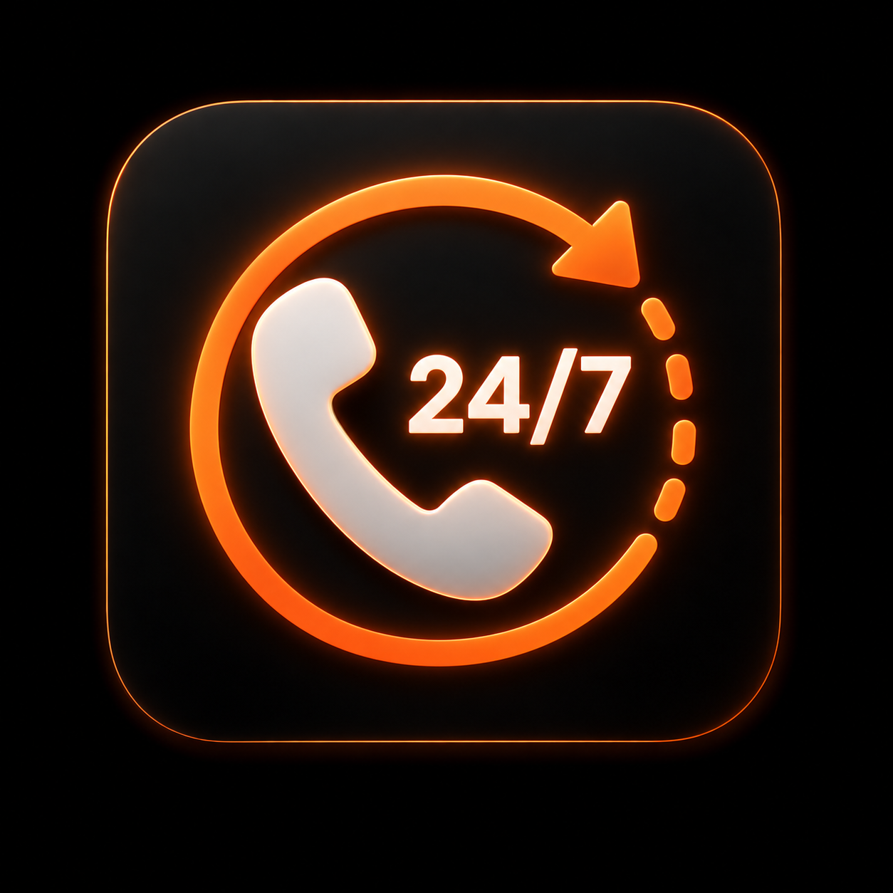 Parlemo answering an incoming call on a phone